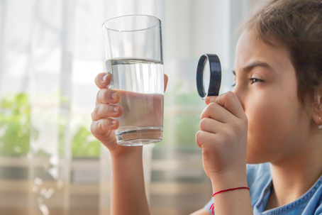 boy looking at water